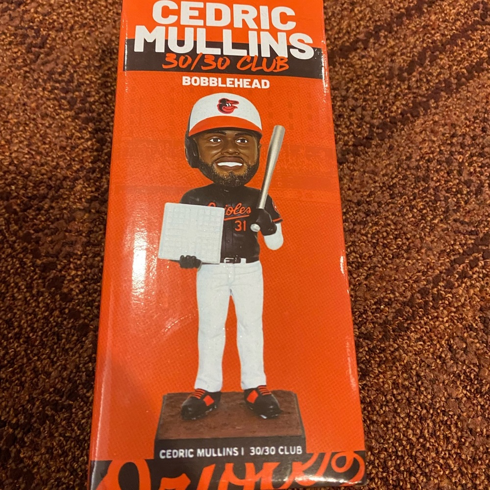 Cedric Mullins Baltimore Orioles Bobblehead.